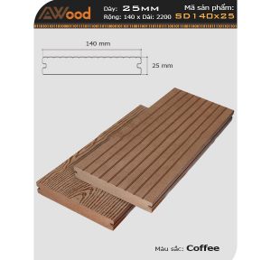 Sàn gỗ Awood-sd-140x25-cafe