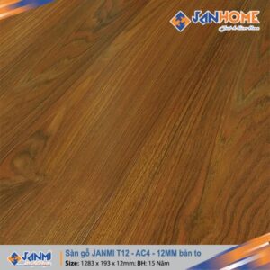 Sàn gỗ công nghiệp Janmi T12 - 12mm