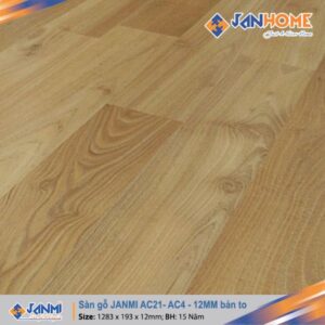 Sàn gỗ công nghiệp Janmi AC21 – 12mm