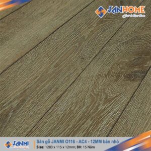 Sàn gỗ công nghiệp Janmi O116-12mm