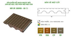 SÀN GỖ ĐẶC SGD05