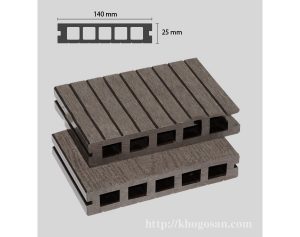 Ván lót ngoài trời EU140x25-5-coffee