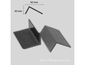 Nẹp viền EU60x40-Xám đen
