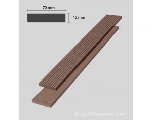 Gỗ Nhựa EU70x12-coffee