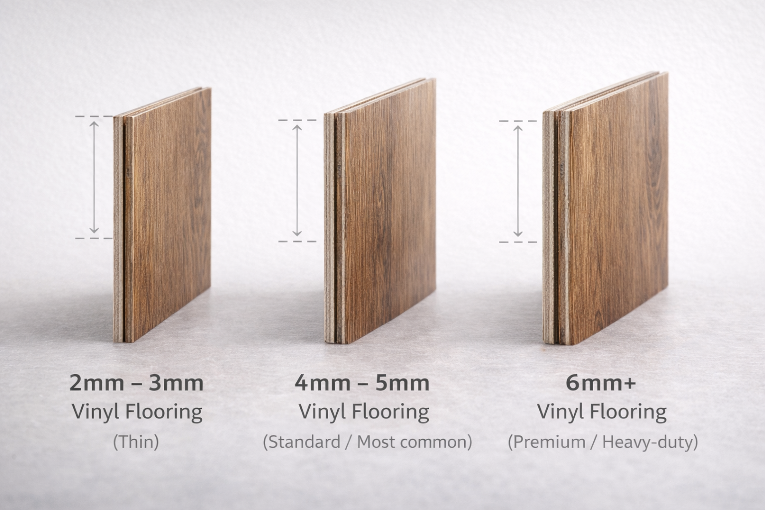 Độ dày sàn nhựa giả gỗ bao nhiêu mm là phù hợp?