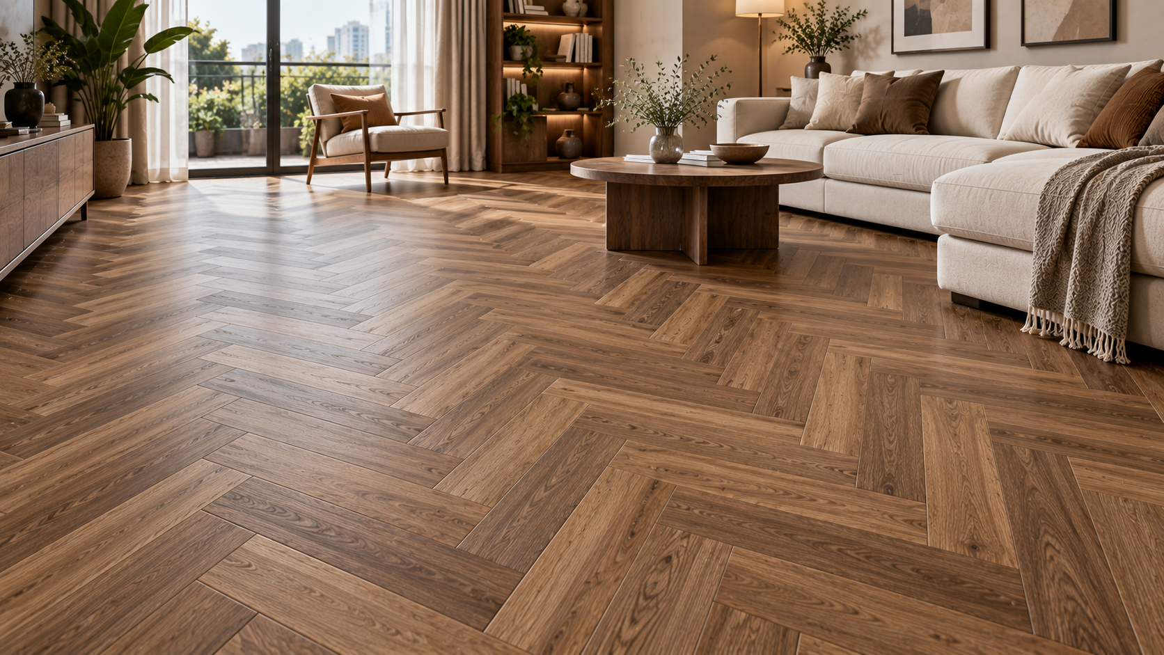 Sàn nhựa giả gỗ xương cá