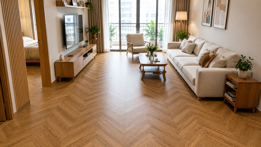 Báo giá sàn gỗ xương cá mới nhất: Giá vật tư và chi phi thi công