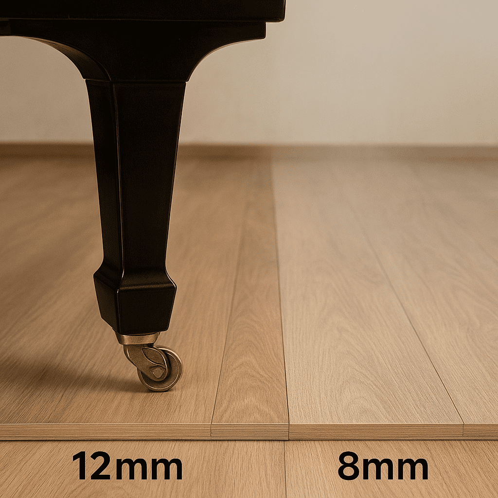 Sàn gỗ 8mm và 12mm khác nhau ở điểm gì?