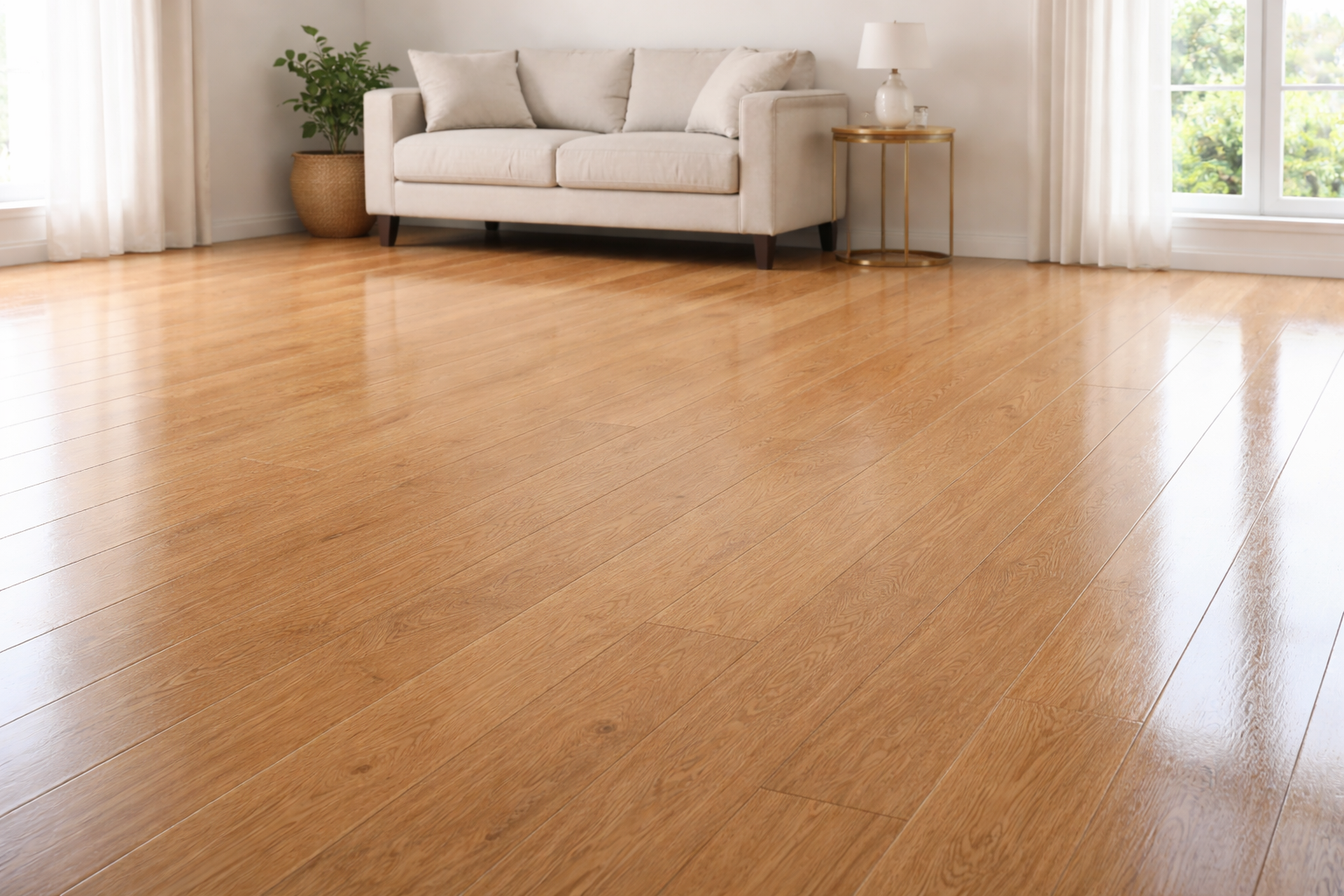 Dịch vụ vệ sinh sàn gỗ sau xây dựng sạch bóng chuyên nghiệp