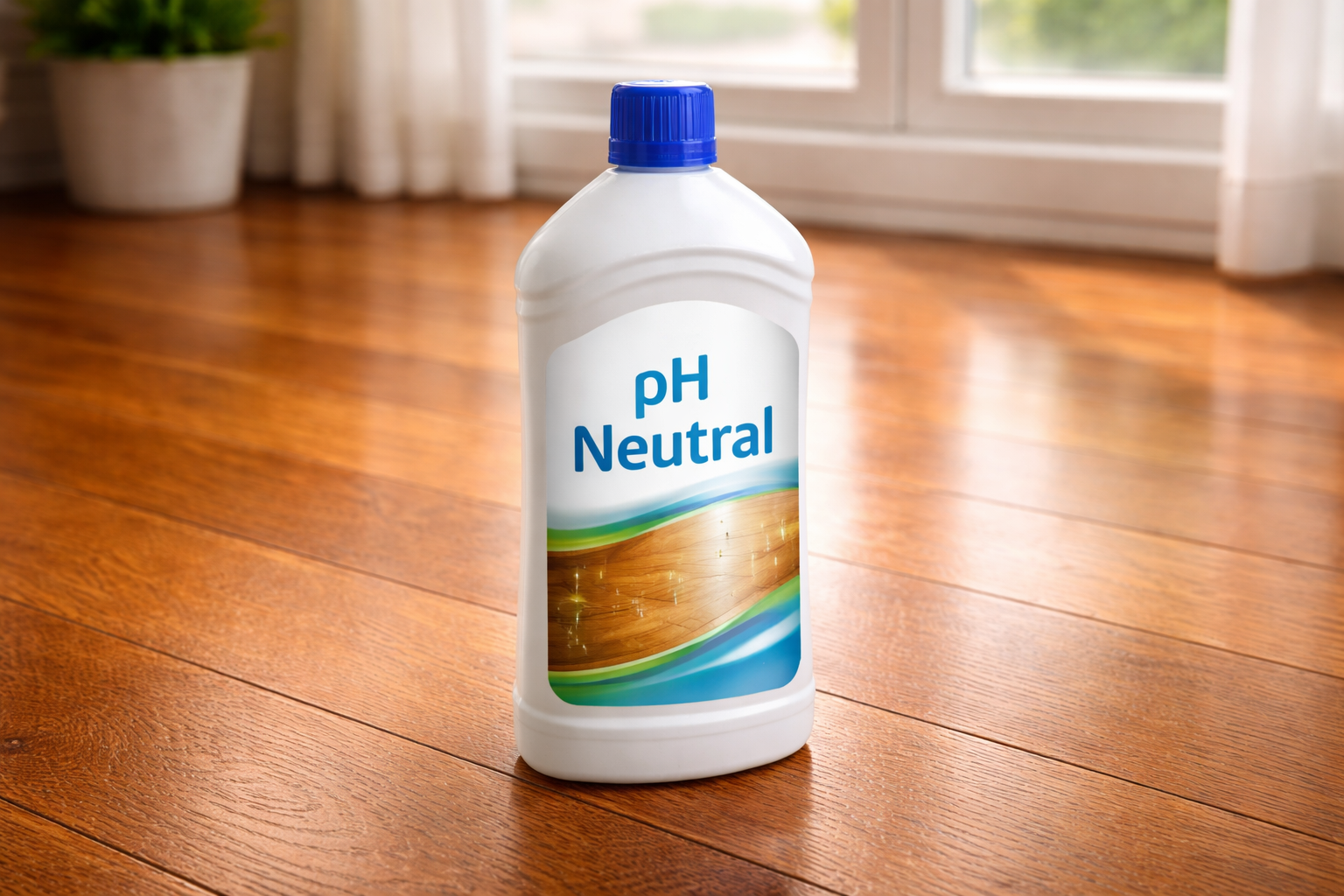 Sử dụng nước lau sàn chuyên dụng và Phủ bóng (Waxing) 