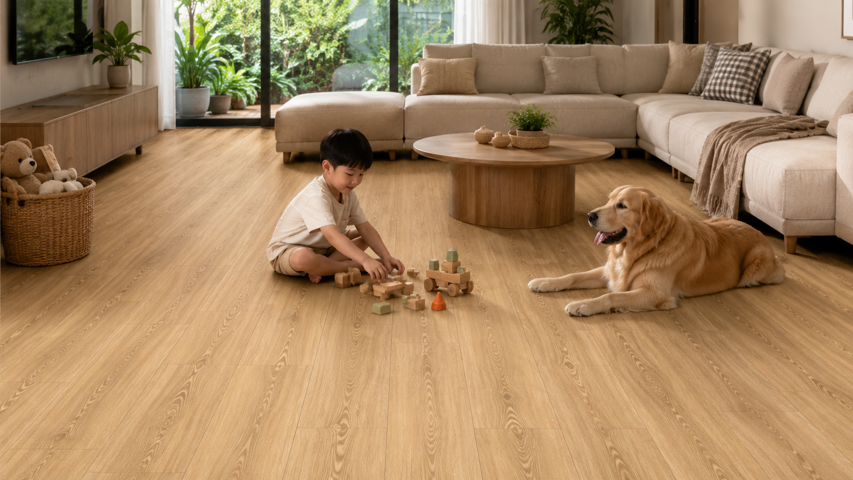 Nhà có trẻ nhỏ và thú cưng nên chọn loại nào? 