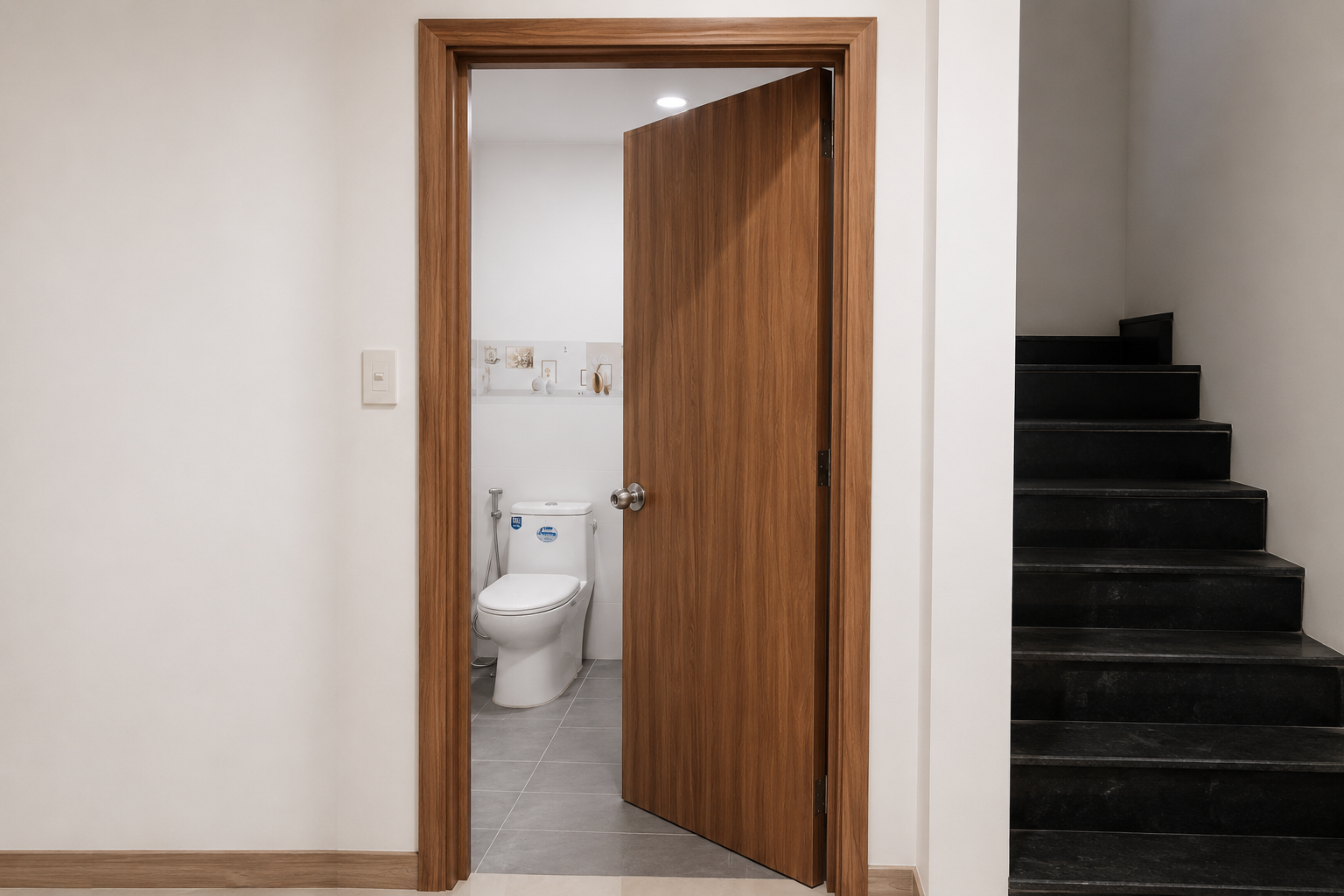 Cửa nhựa có thể dễ dàng vệ sinh