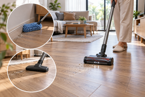 Cách vệ sinh và bảo dưỡng sàn vinyl đúng cách hạn chế trầy xước