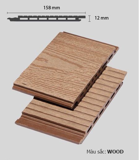 Ốp Tường EU158x12-Màu gỗ