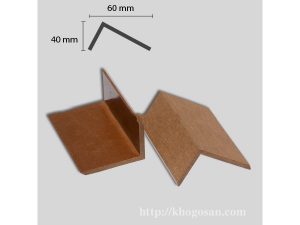 Nẹp viền EU60x40-Màu gỗ