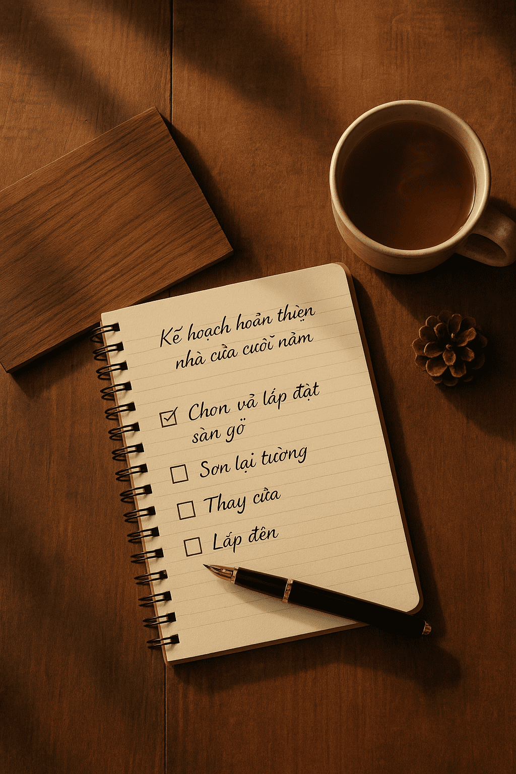 Checklist hoàn thiện nhà cửa cuối năm với hạng mục sàn gỗ