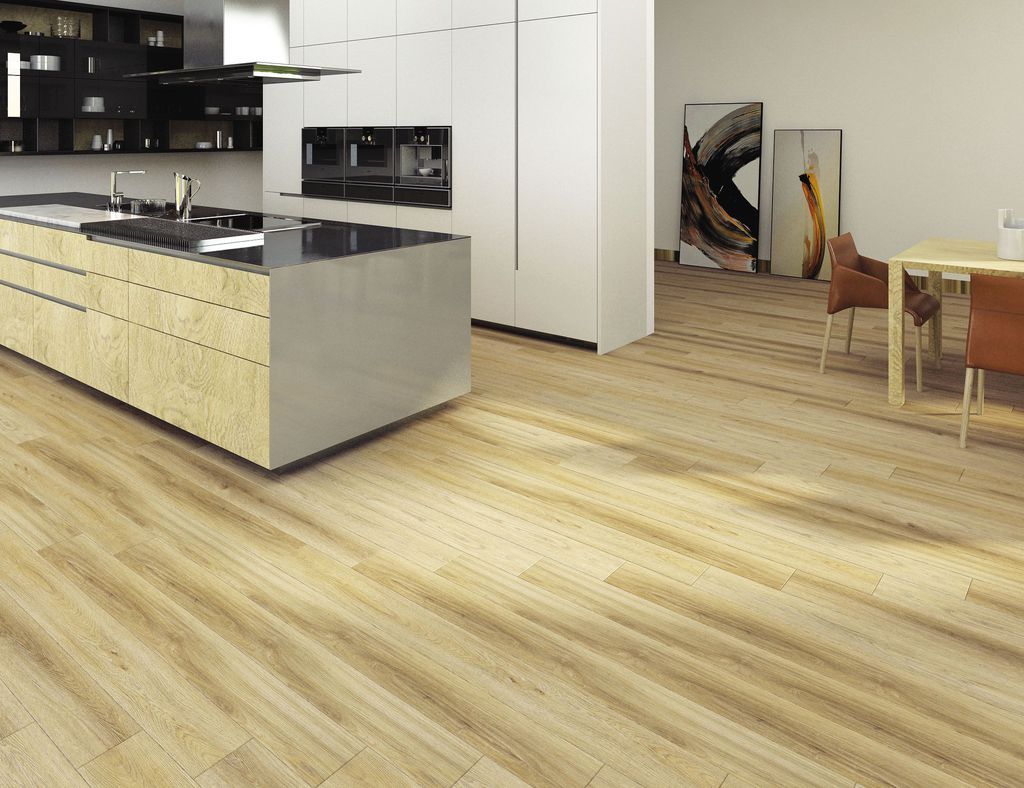 Sàn nhựa lựa chọn lí tưởng cho phòng bếp