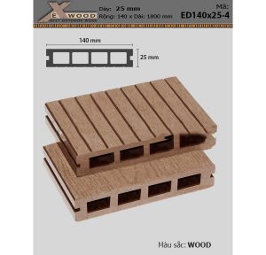 Gỗ nhựa Exwood ED140x25-4-wood
