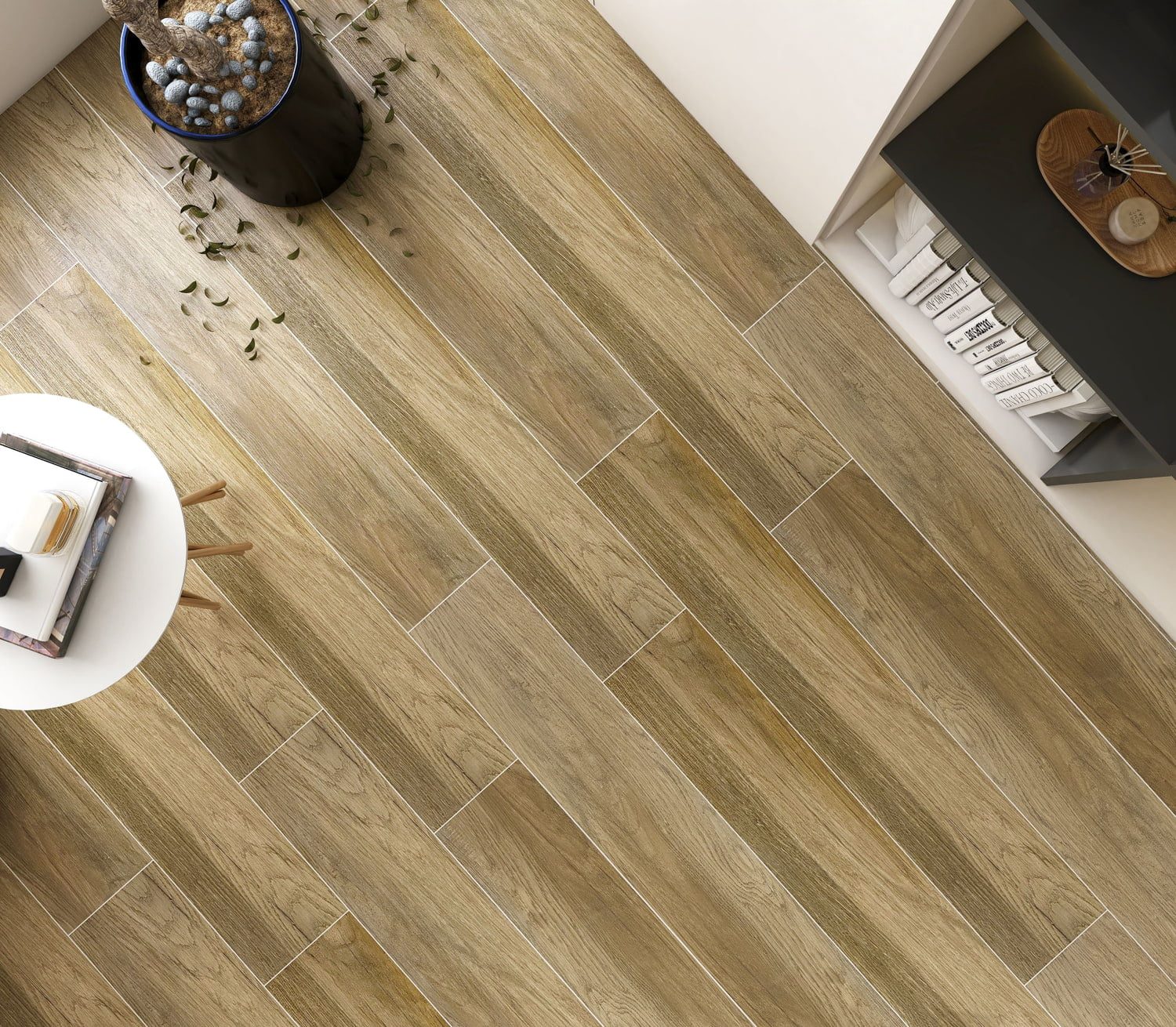 So sánh các loại vật liệu lát sàn vân gỗ: Gạch thẻ gỗ, sàn gỗ công nghiệp và sàn SPC