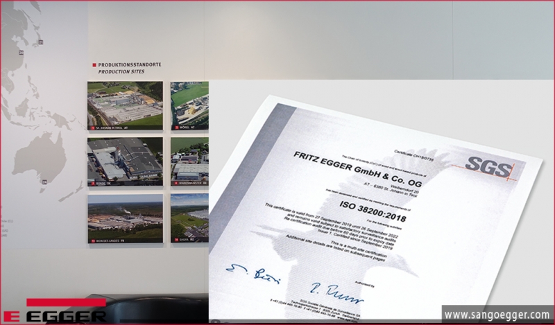 chứng nhận Blue Ange của sàn gỗ Egger ( Đức)